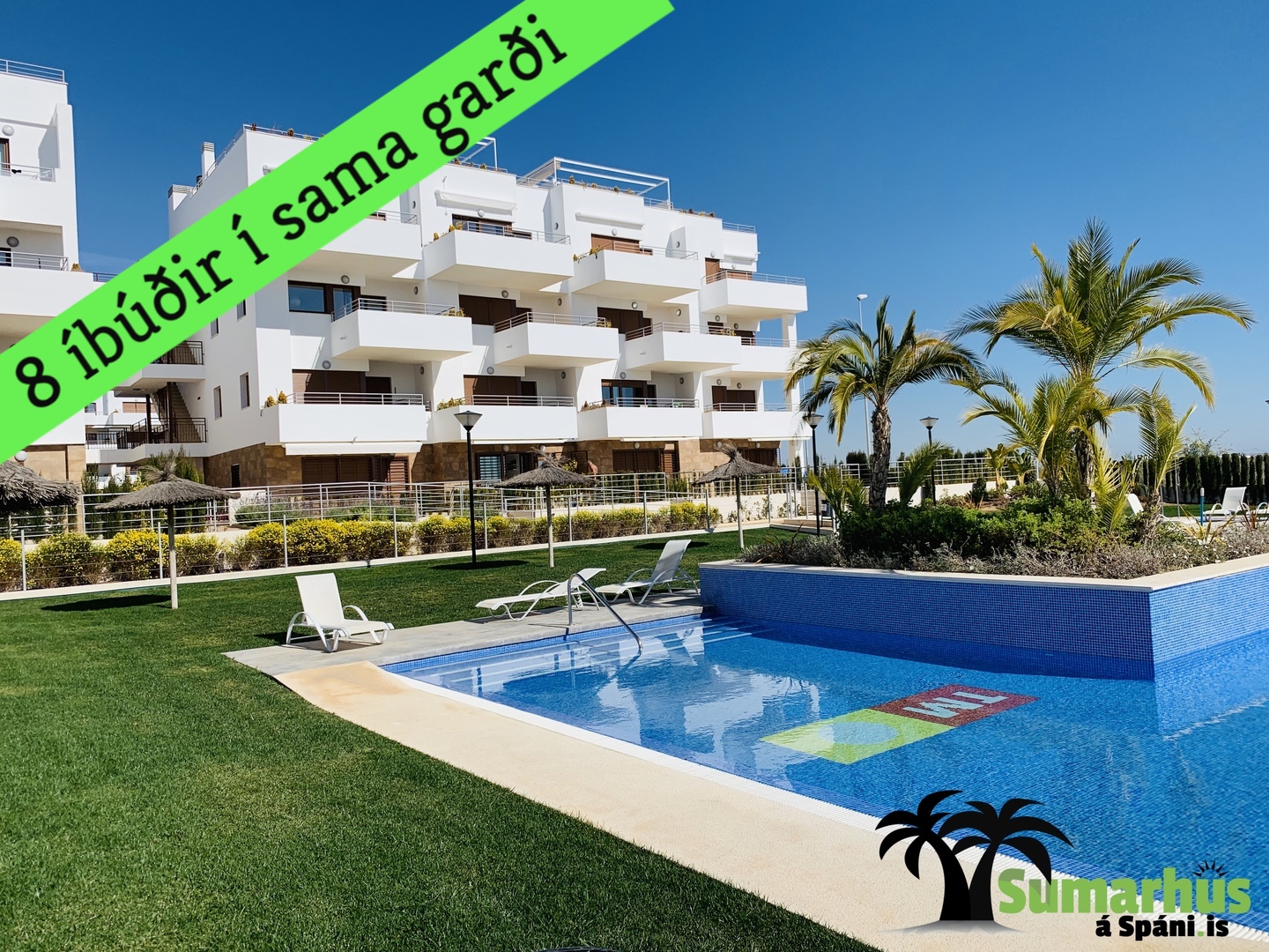 Lomas de Cabo Roig - Terrazas nr.153 - 1. hæð - Flottur sundlaugargarður